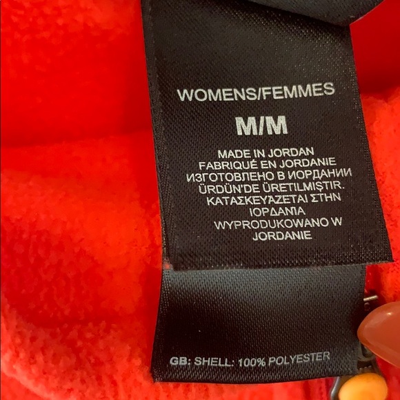 Coral North Face ¼ Zip Fleece Pullover in Medium - Picture 3 of 4